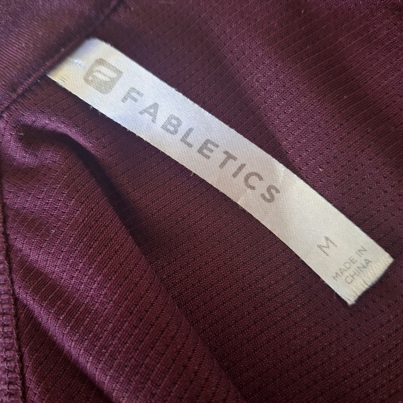 Fabletics Maroon Utility Jacket - Picture 2 of 6